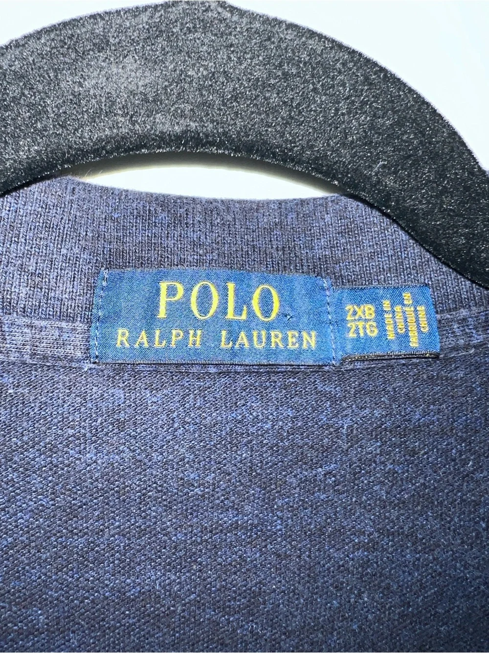 Polo Ralph Lauren Men’s Classic Fit Polo Shirt Navy Blue XXL Preppy Streetwear